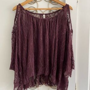 Free People lace top